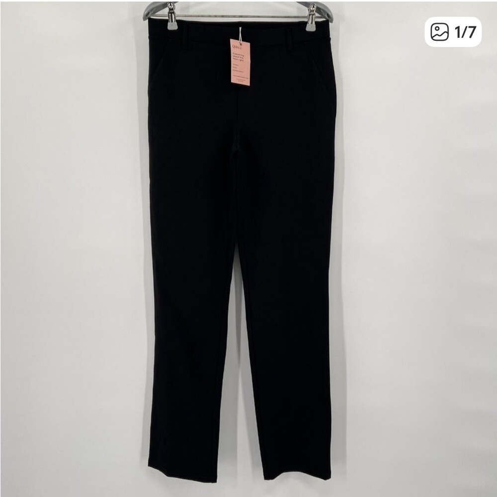 NWT Quince Women's Black Ultra-Stretch Ponte Pant